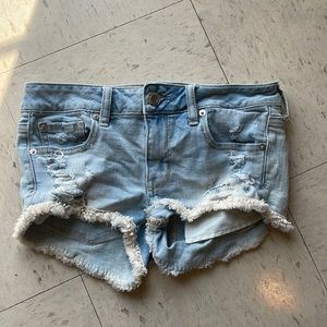 Size 4 AEO Distressed Shorts